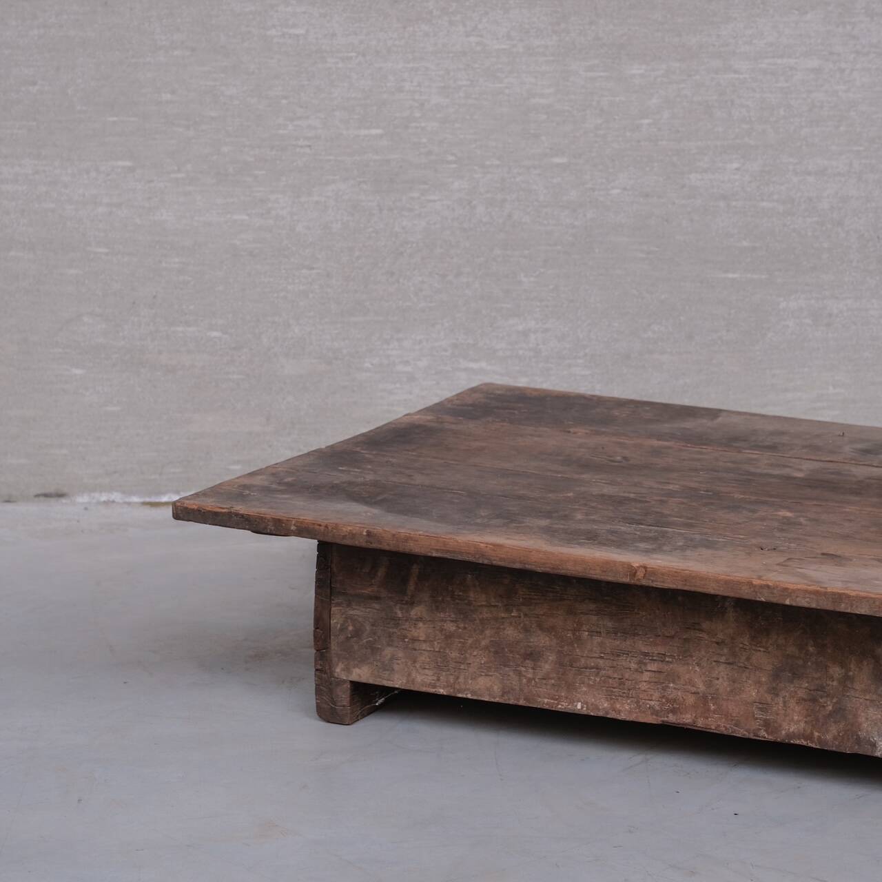 Low Antique Wooden French Coffee Table