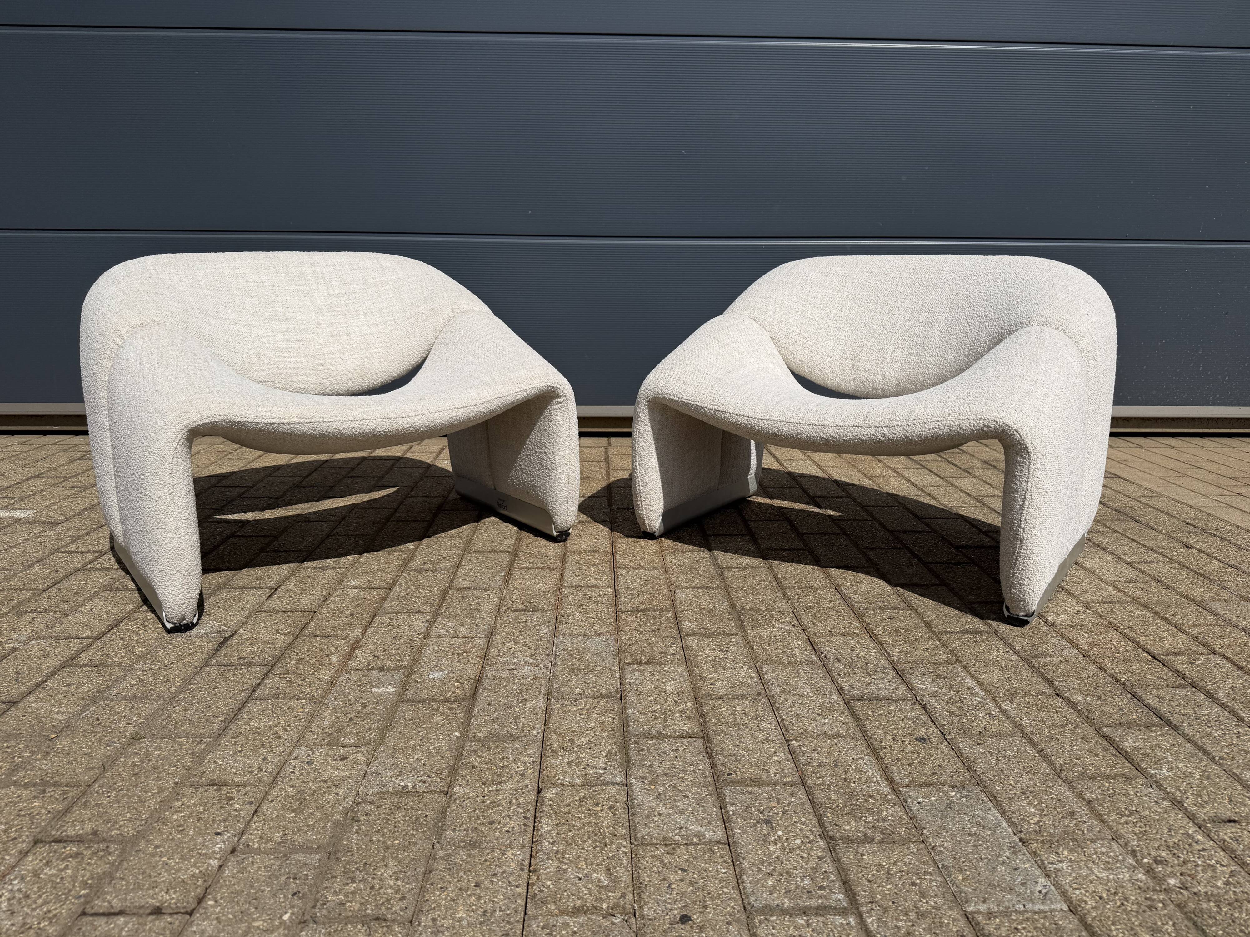 Artifort F598 Groovy armchairs in excellent condition!! Pierre Paulin
