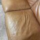 Vintage 2-seater leather sofa