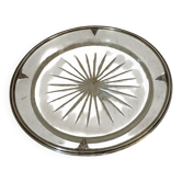 Solid silver crystal tray