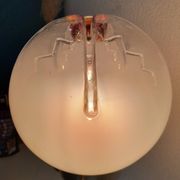 Vintage Murano Globe Chrome Lamp