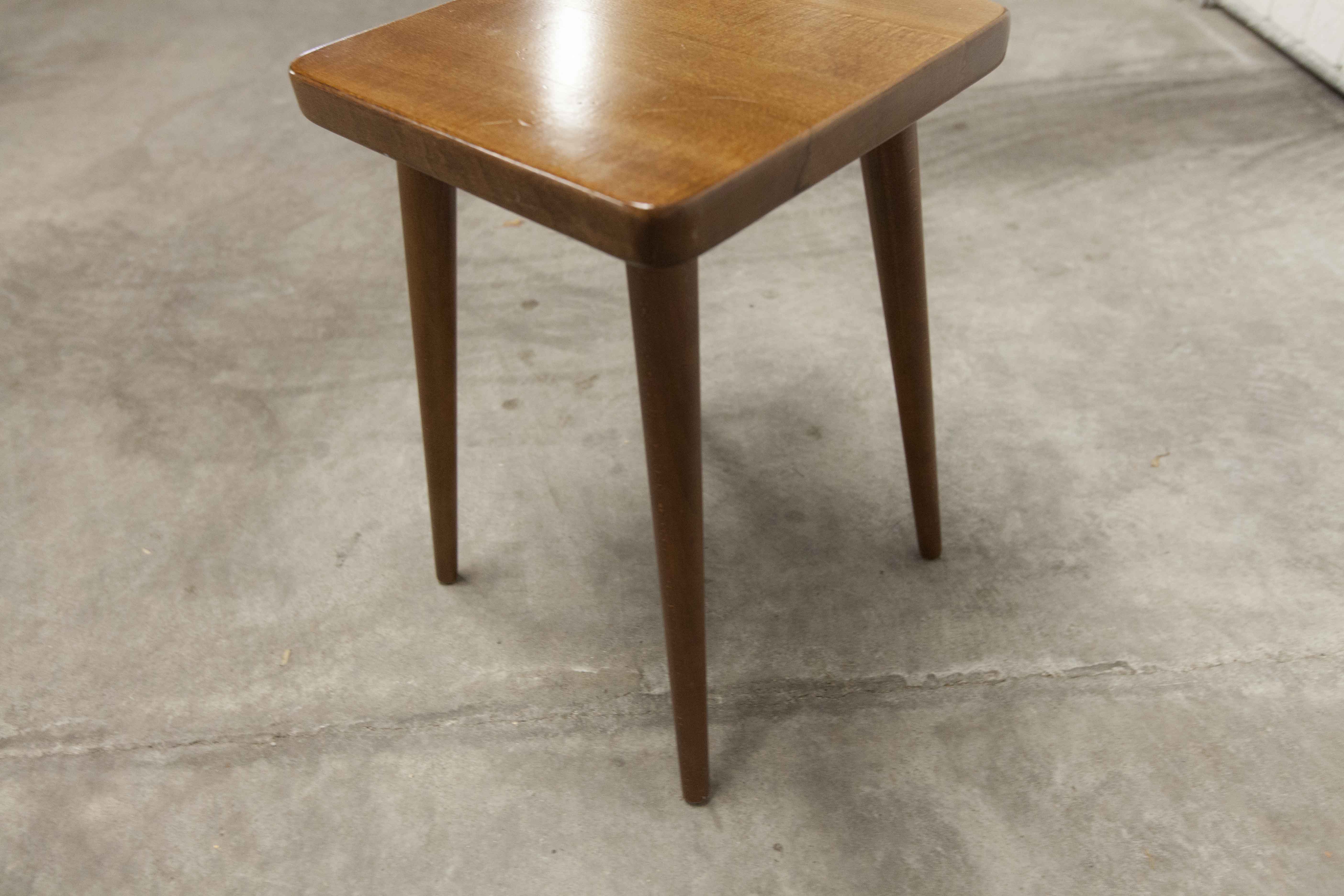 Scandinavian beech square 1960