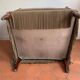 Art Deco armchair in taupe velvet, 1920/30