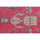 Vintage Turkish Hand-Knotted Wool Cotton Pink Runner Rug 85x260