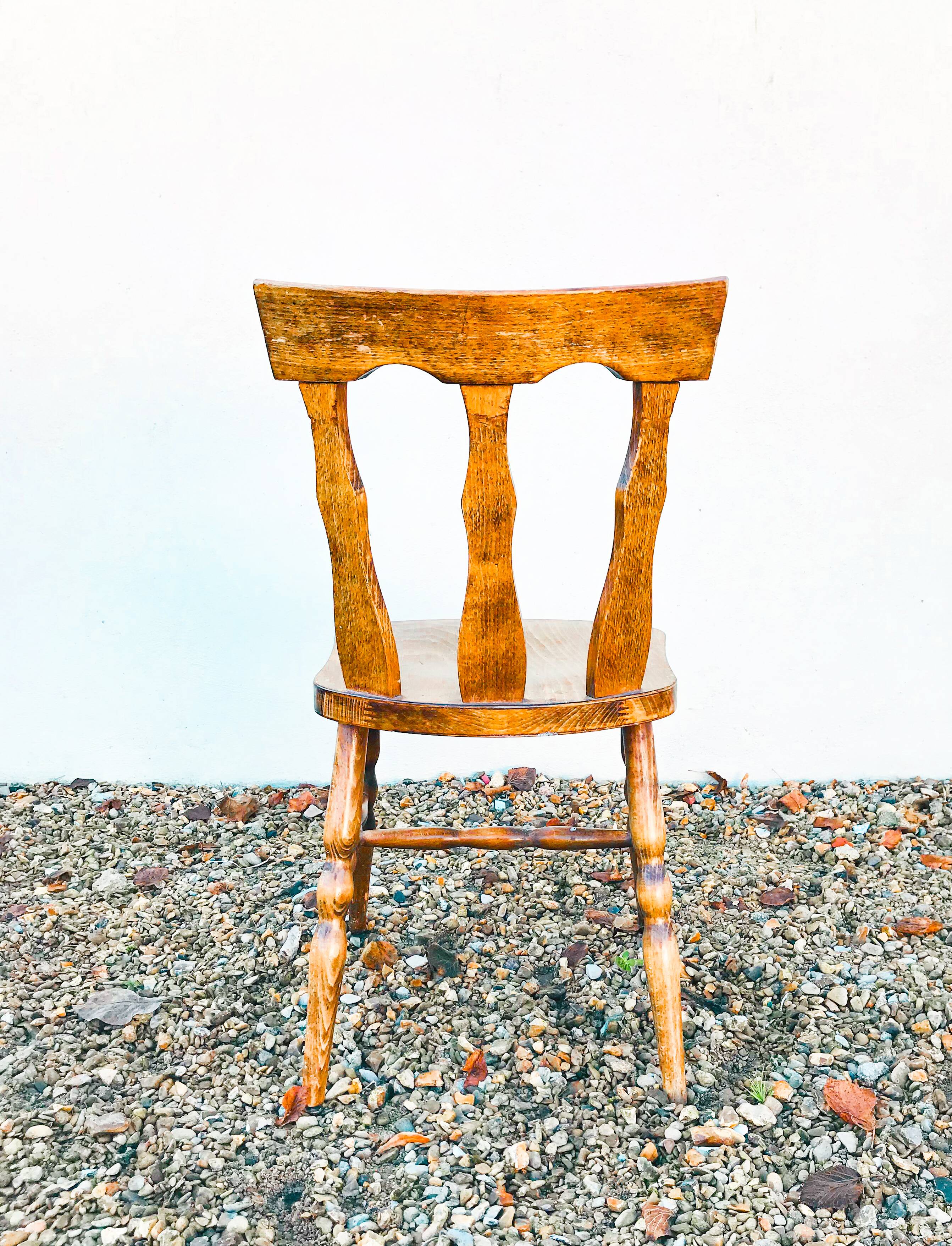 Lot de 4 Chaises Bistrot Baumann Vintage