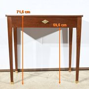 Table en acajou de Cuba, époque Directoire, début XIXème
