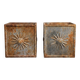 Pair of cast iron planters