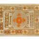 Hand-knotted rug, vintage Turkish rug 103x140 cm