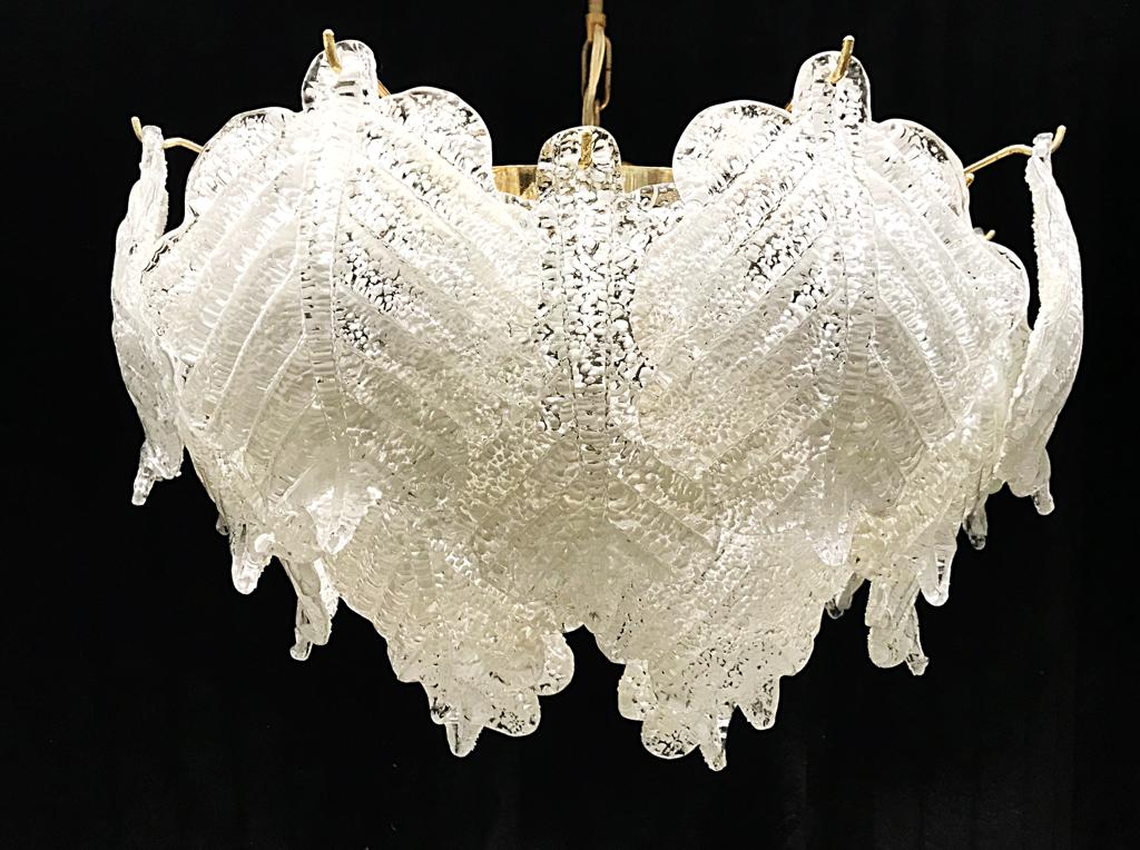 Mazzega chandelier 1960