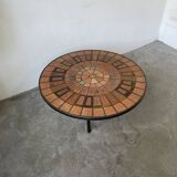Capron “herbarium” coffee table with metal base