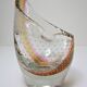 Murano bubble glass vase 70s