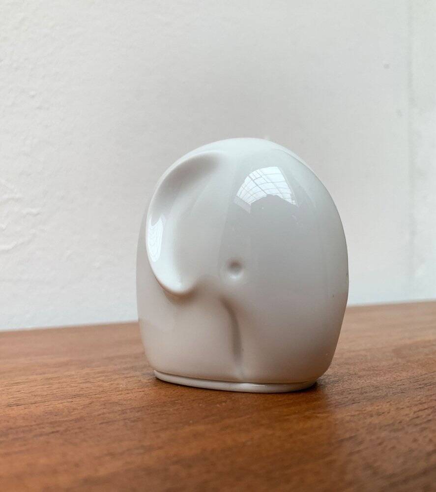 Vintage secret box elephant in German porcelain from Arzberg