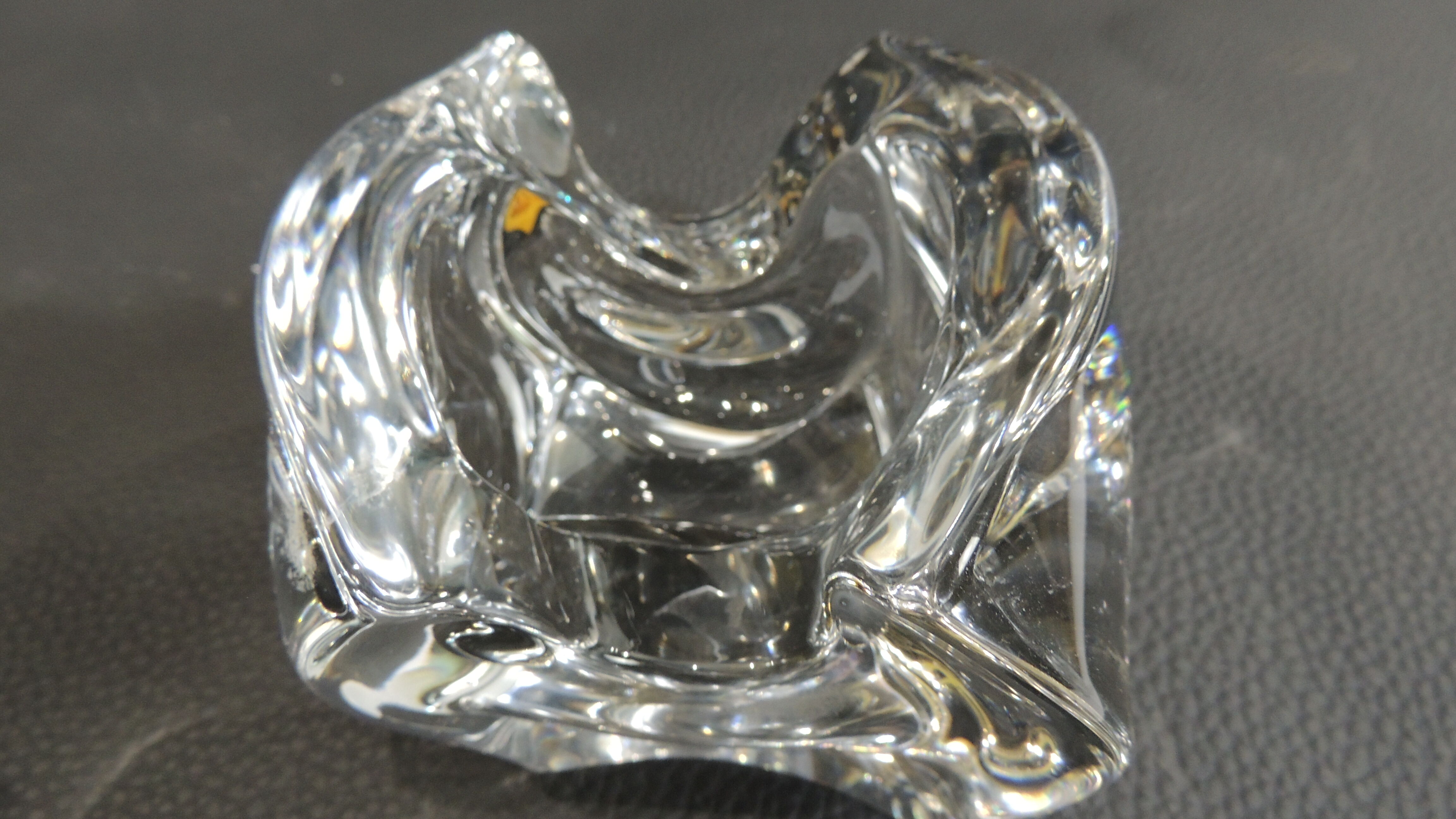 Ashtray Cristal Bayel/empty pocket/vintage