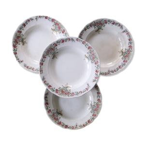 Assiettes creuses x4,
