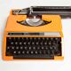 Revised Orange Silver Reed 100 Typewriter and New Ribbon 1977