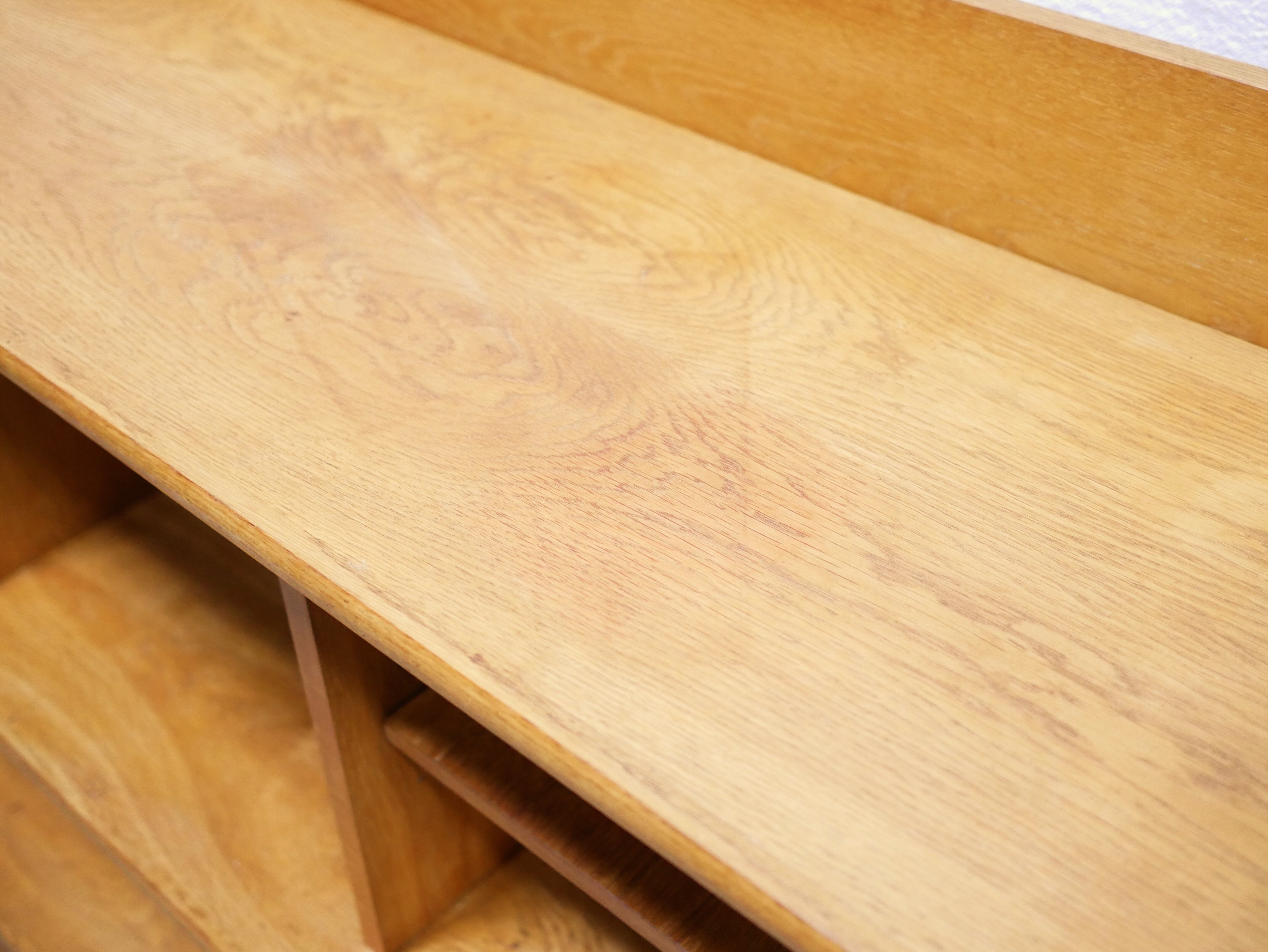 Vintage wooden sideboard library