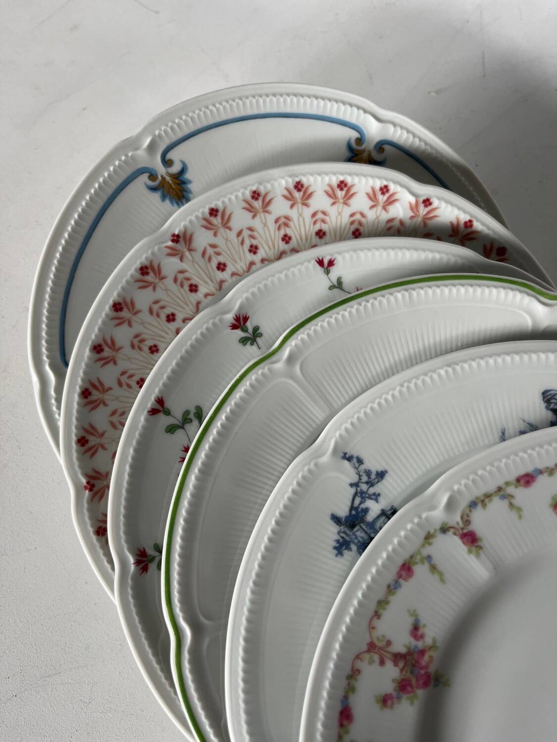 Limoges porcelain dessert plates