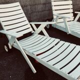 Pair of sun loungers 1960 R. Gleizes