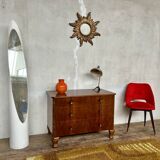 Vintage chest of drawers – amazing walnut veneer