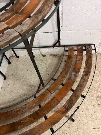 Vintage industrial basket