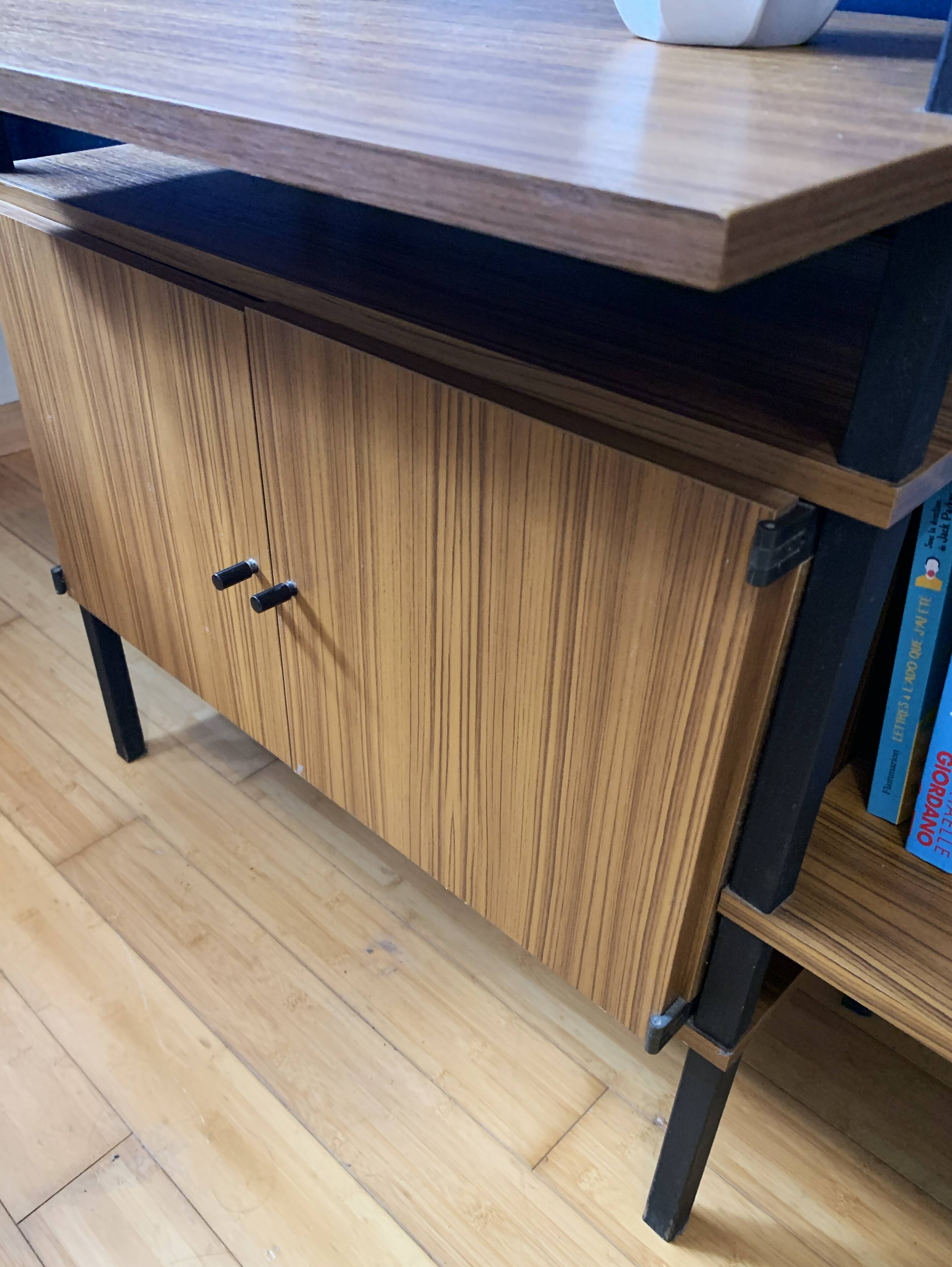 Modular vintage Scandinavian shelving unit, 1960s