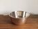 Silver metal bowl