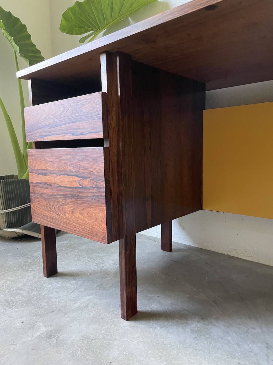 Desk and its Scandinavian rosewood chair