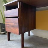 Bureau et sa chaise scandinave palissandre