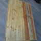 Table basse avec étagère en bois rustique