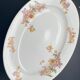 Dish Limoges patterns small yellow and purple flowers