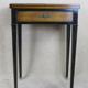 Modern style writing table, the top opening to 2 side shelves