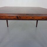 Rosewood coffee table by Johannes Andersen for CFC Silkeborg, Denmark, 1950s.