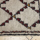 Former Berber carpet Beni Ouarain of the Moroccan Middle Atlas 135x81cm