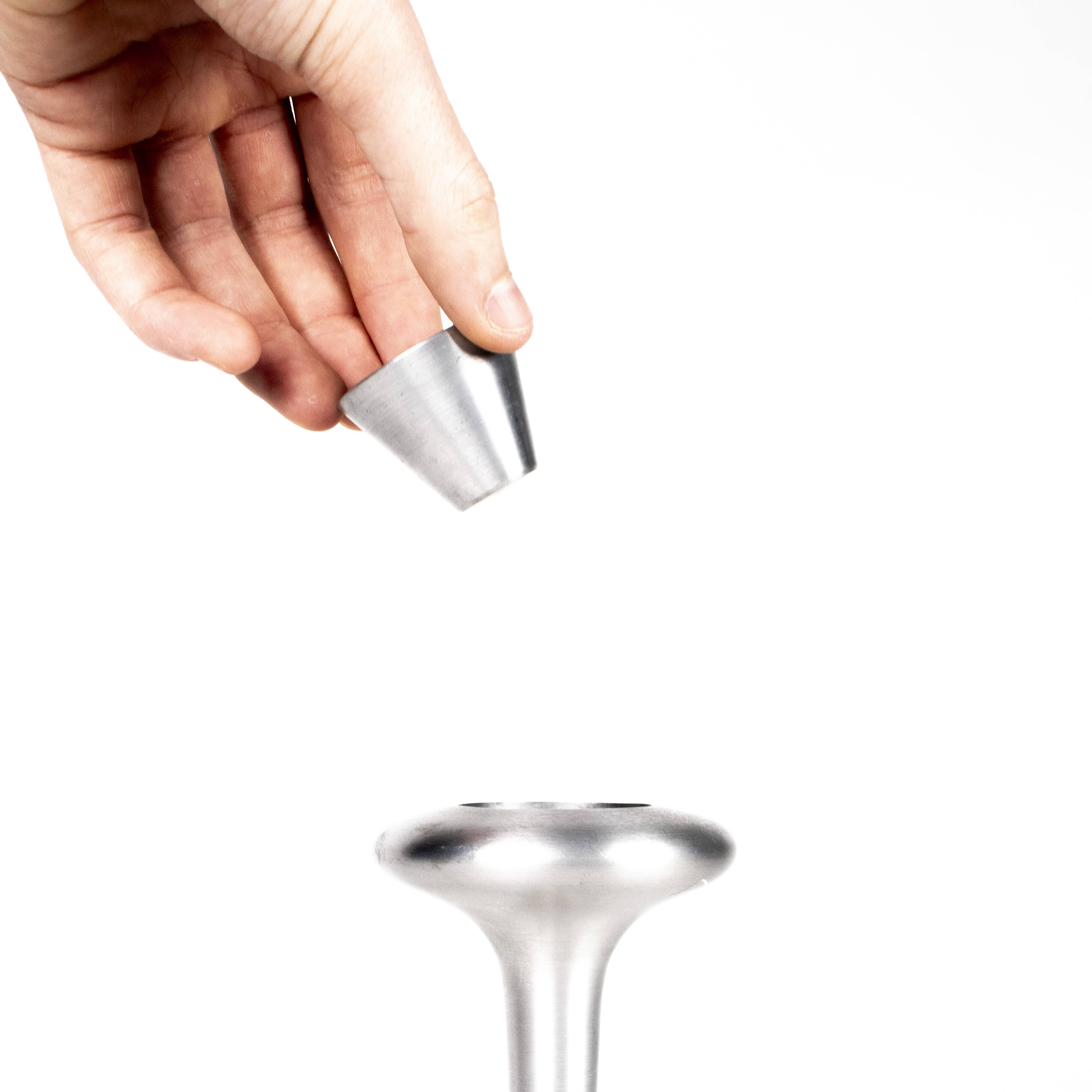 Pair of vintage ikea kägla candle holders