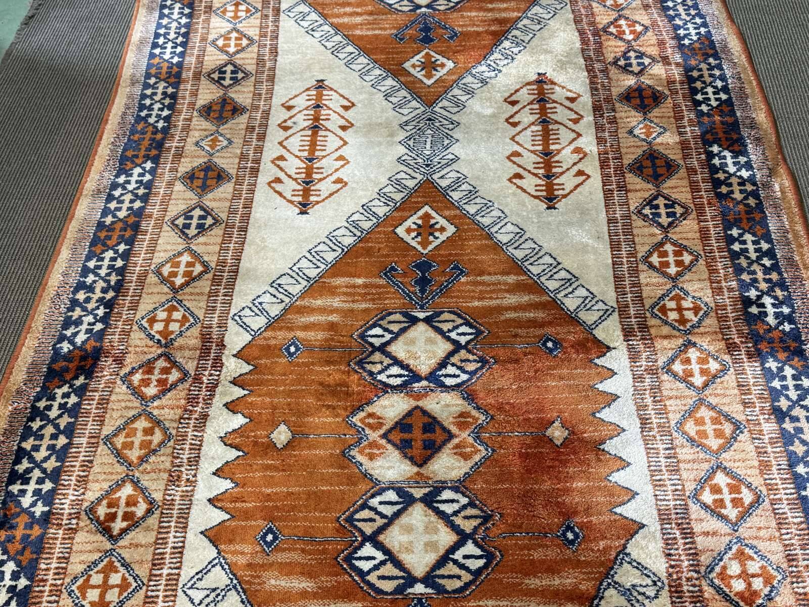 Handmade wool Persian carpet