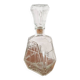 Art deco style glass carafe