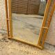 Miroir en bois et rotin