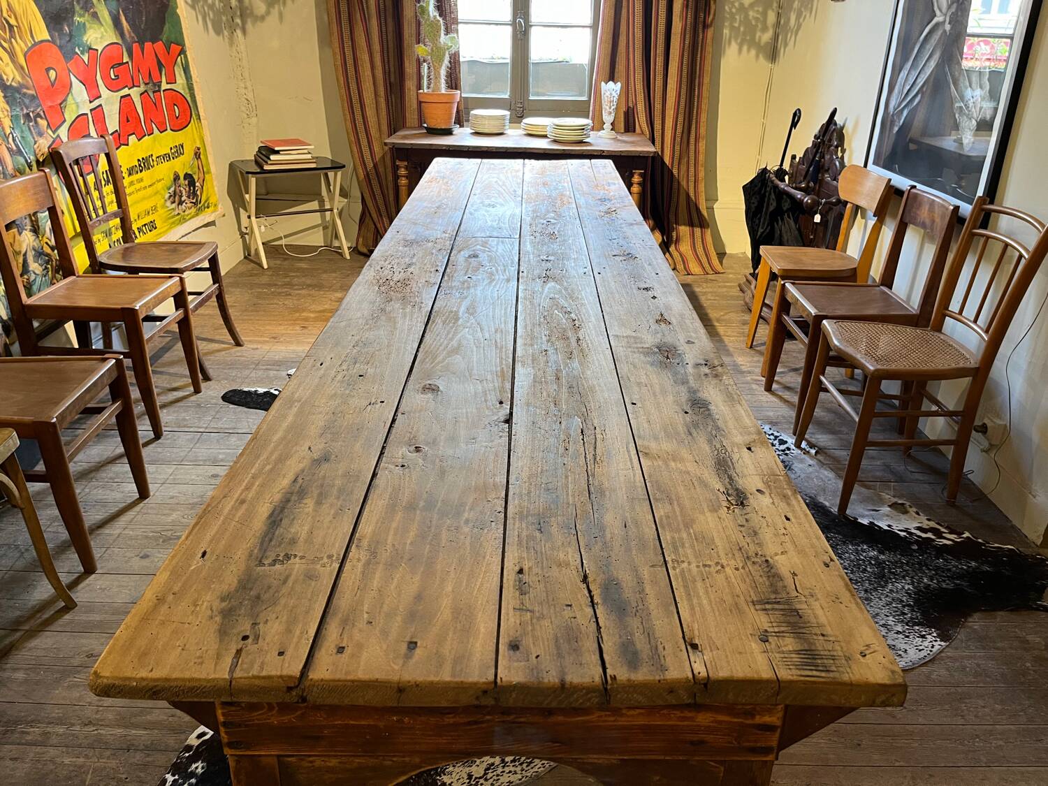 Large farmhouse table
