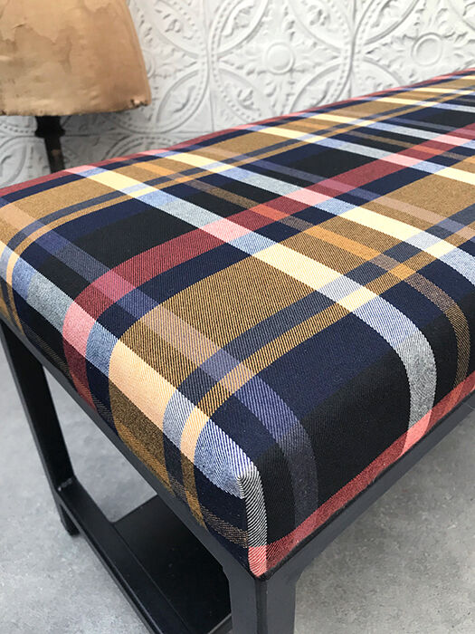 Bench in Tartan