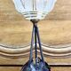 Old small Art Deco lamp 1930 golden basin Ezan one
