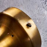 Table Lamp with Brass Base and Murano Glass