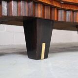 Art Deco buffet, Macassar Ebony and Walnut Burl, 1920-1930