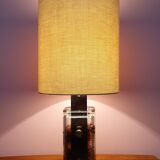 Glass Table Lamp by Helena Tynell for Limburg, 1960s