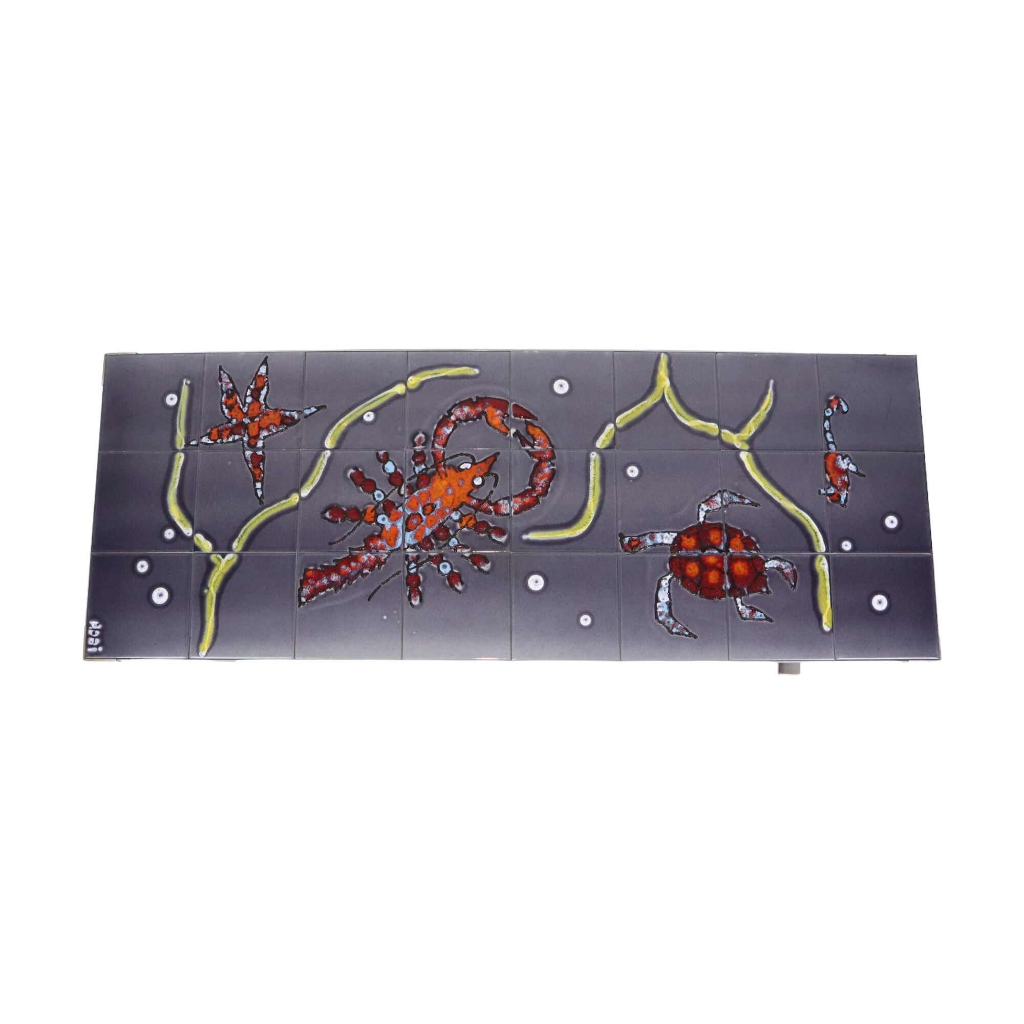 Vintage ceramic coffee table, 1970