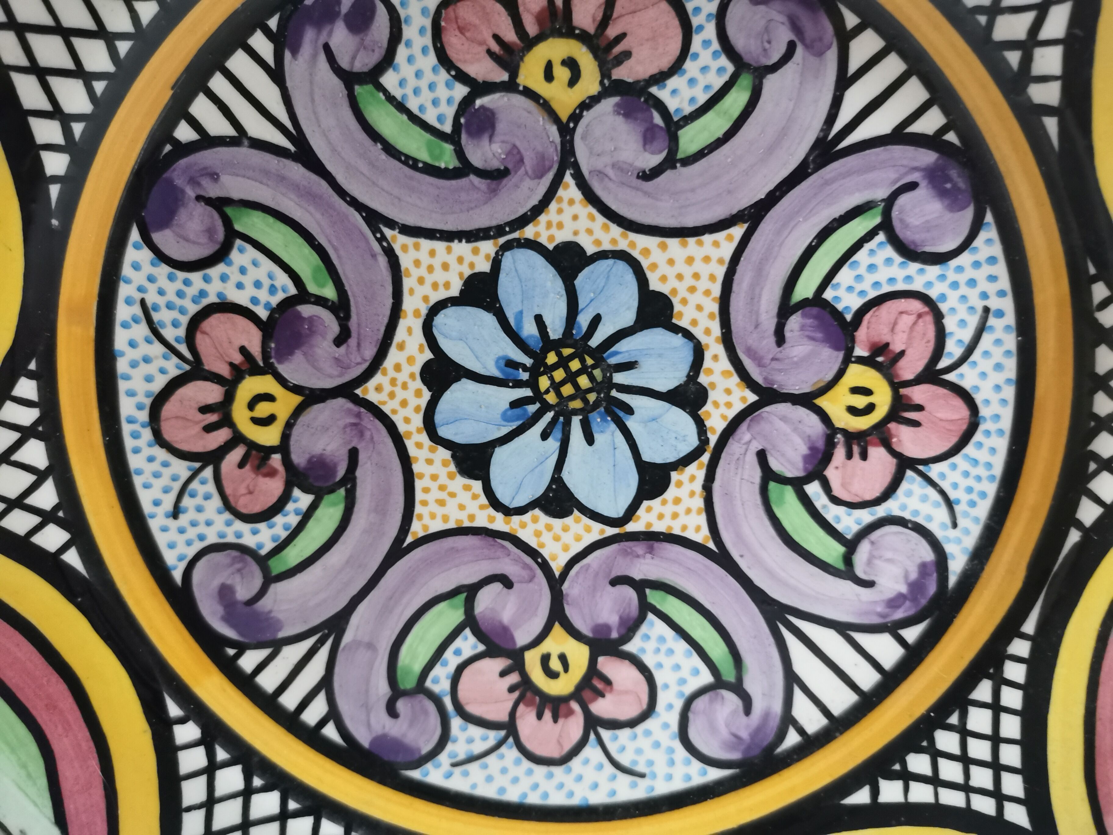 Spanish vintage plate