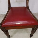 Set of 6 victorian antique dining chairs