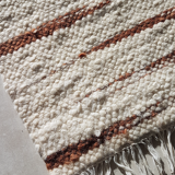 Vintage wool atisanal carpet