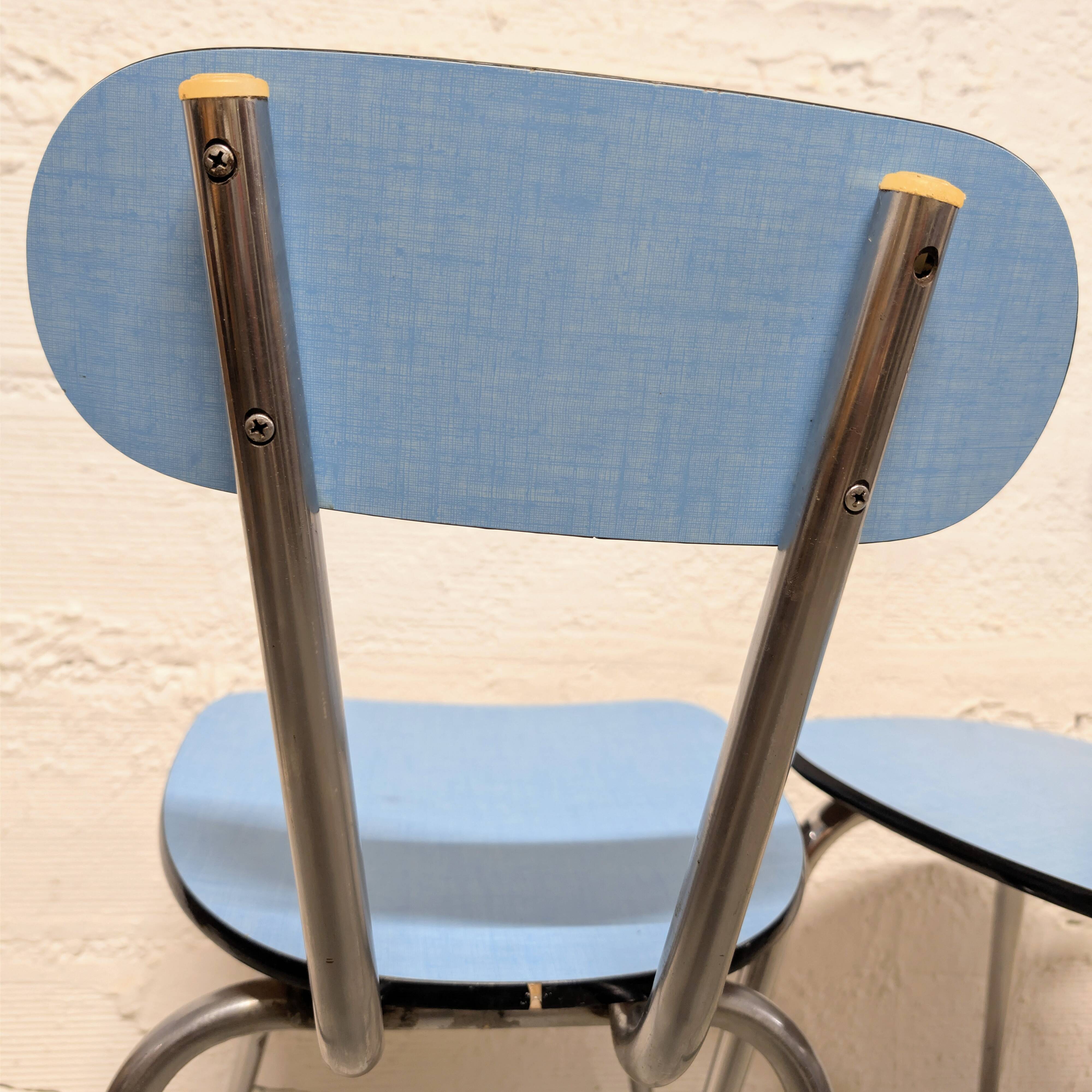 Pair of Formica chairs