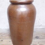 Pot grès terre vernissée H45 conserve ancien