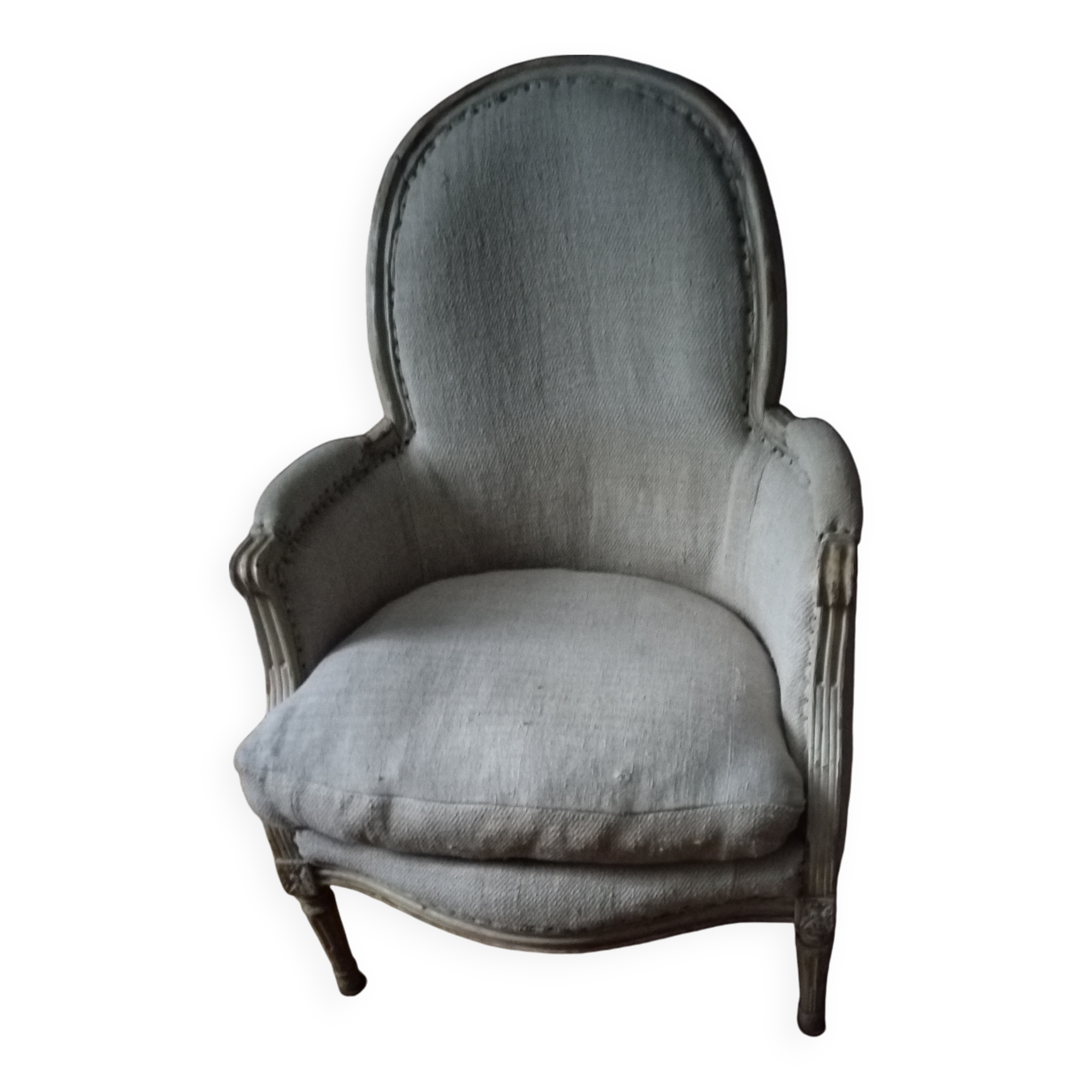 19th century Louis 16 style bergère armchair